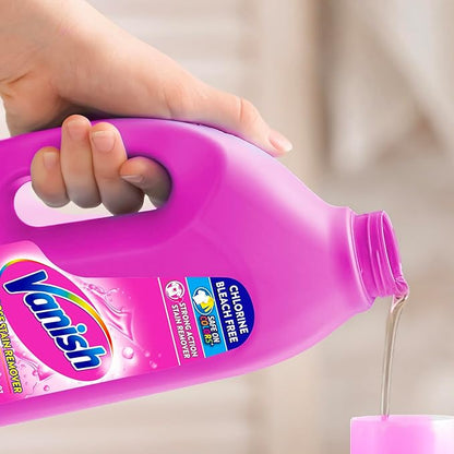 Vanish Pink Liquid Color Bleach Free Stain Remover 1750ML