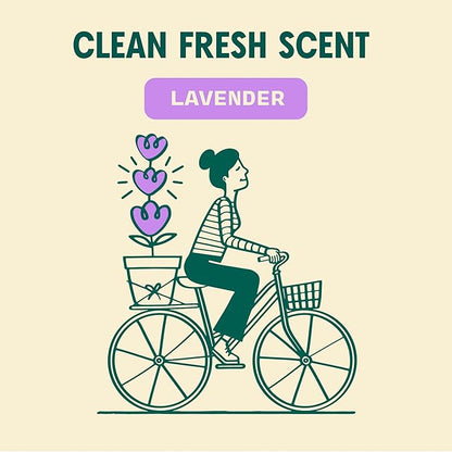 Aunt Fannie's Ultra Concentrated Floor Cleaner Vinegar Wash, Multi-Surface Solution For Mopping, Makes 16 Gallons, Lavender Scent, 32 oz. (Pack of 3)