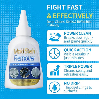Washing Machine Cleaner, Multi Home Stain Cleaning Gel, Heavy Duty Stain Cleaner for Washing Machine, Refrigerator Strips, Bathroom Grout, Sink, Shower, Caulk, and Front Loader Seal (7 fl oz)