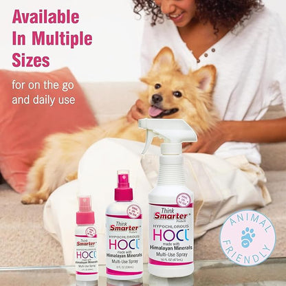 Multi-Use Spray | 2 oz | Alcohol-Free HOCl Spray for Skin, Hands, & Surfaces | Fragrance-Free Formula | Gentle, Everyday Cleanser for Home & Travel