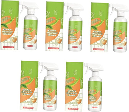 Electrolyzed Ion Kitchen Cleaner Spray,fly Cleanse Spray, Natural Enzyme Formula Multi-Purpose Cleaner for Oven, Stove, Range Hood & All Household Appliances, Easy Cleaning Solution (5pc)