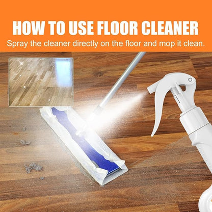 Multi-Purpose Gentle Formula Wood Cleaning Spray, Powerful Degreasing Cleaner Spray, Powerful Decontamination Floor Cleaner, All Purpose Cleaning Spray for Bathroom Kitchen Household Cleaning (1Pc)