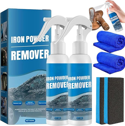Multi-functional Quick-acting Rust Removal Spray, Portable Rust Remover Spray for Metal, Car Rust Removal Spray (2 Pcs/100ml)