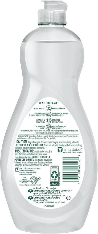 Palmolive Ultra Dishwashing Liquid, Pure + Clear Original 591 ml