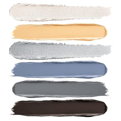 Neutral Eyeshadow Stick Makeup 6PCS Set, Metallic Shimmer Matte Cream Eye Shadow Eyeliner Brightener Pencil Crayon - Mermaidcore