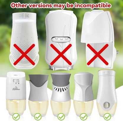 Plug In Air Freshener Refills for Home, Citronella Scent 3 Count, Wall Plug In Refills 1.98 Fl Oz, Compatible with Air Wick & Glade, Not for Glade Plus, Scented Refill for Indoor, Backyard, Camping