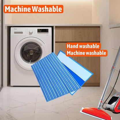 4 Pack Mop Pads Compatible with HAAN Steam Cleaning mop Reusable Microfiber Pads Replacement for HAAN FS, SI and MS Series Steamers