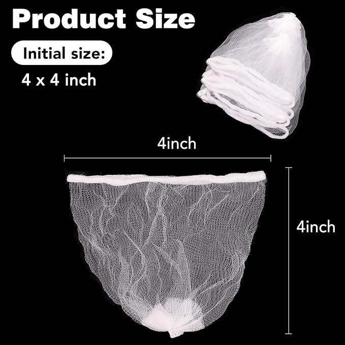 250 PCS Kitchen Sink Strainer Mesh Bag Suitable for Various Sizes of Sink Strainers, Disposable Sink Net Strainer Filter Bags for Sink Drain for Collecting Kitchen Food Waste Leftover Garbage