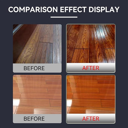 Hardwood Floor Luster-Polish 1 Gallon | Floor Polish - Long Lasting Shine, Slip-resistant & Dust-proof, Sturdy and Wear-resistant, for Solid Wood, Composite wood, Bamboo, Flooring, Furniture