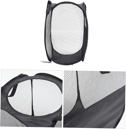 Mobestech Large Laundry Basket Collapsible Pop up Hamper Folding Dorm Clothes Organizer Storage Pouch