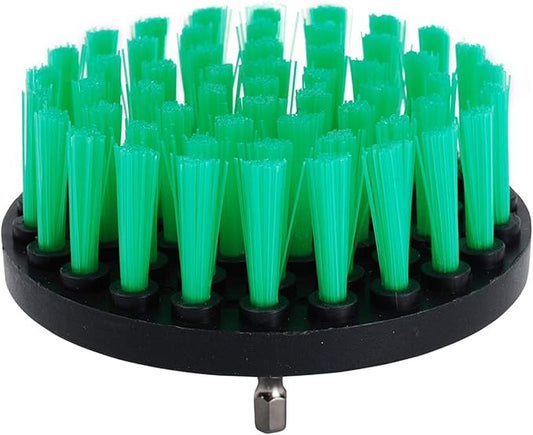 HIFROM Drill Brush - 4 inch Power Drill Attachment Medium Duty Scrubbing Stiffness Scrub Cleaning Brush for Bathroom Surfaces Tile Grout Showers Hard Water Stains Rust Mineral Marble Grout