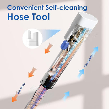 WURESE Portable Upholstery and Carpet Cleaner Machine, 15Kpa Spot Cleaner Deep Cleans Pet Stains, Couch Cleaner with 3 Tools and Self-Cleaning System for Area Rugs, Furniture, Stair, Car, Teal