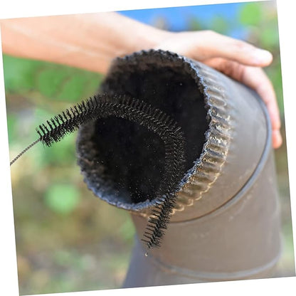 Dryer Vent Cleaning Brush 27.95 Inch Flexible Lint Remover with Bendable Wire Shaft and Non-Slip Handle for Refrigerator Coil and Appliance Dust Cleaning