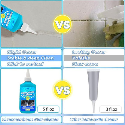 Mold Stain Cleaner Gel, 5 Fl Oz Washing Machine Cleaner for Bathrooms, Showers, Washing Machines, Grime, Grunk and Tiles, Thick Gel Formula Targets Tough Stains and Odors