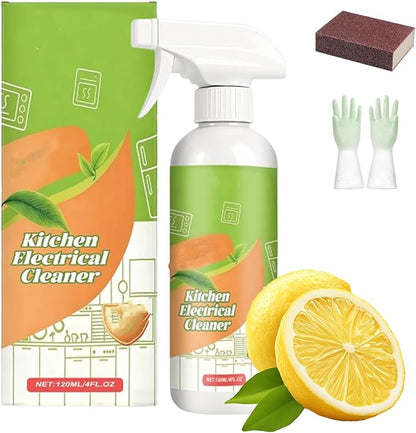 Electrolyzed Ion Kitchen Cleaner Spray, Kitchen Appliance Cleaner, Multi-purpose Kitchen Grime Remover for Household Cleaning, Easy Cleaning Household Items, For Hold, Oven, Stove, Range Hood (1)