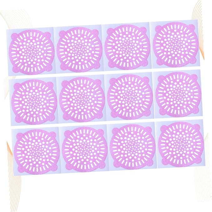 Bathroom Sink Drain Filter 30pcs Disposable Hair Filter Non-Woven Fabric Block Easy to Install and Clean