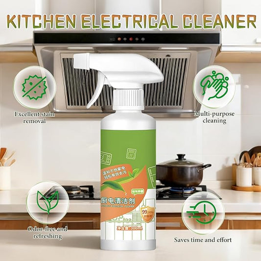 Natural Enzyme Formula to Household Appliances, 2026 New Fly Cleanse Spray, Multi-Purpose Cleaner Kitchen Appliance Cleaner, Effective Stain Remover Spray for Hold, Oven, Stove, Range Hood (300ML)