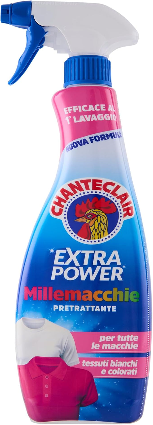 Chanteclair - Millemacchi- Extra Power, Stain Remover Against Most Frequent Stains, Gentle on Fabrics, Effective at The First Wash - 500 ml