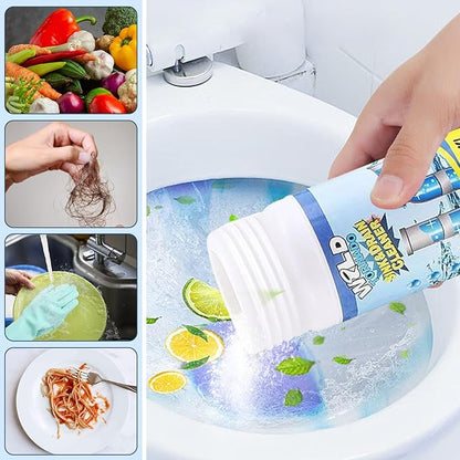 2pc Wild Tornado Pipe Dredge,Powerful Sink Cleaner for Kitchen Toilet Pipeline Quick Cleaning Tool- Wild Tornado Pipe Cleaner - wild sink and drain cleaner- Drain Foam Cleaner