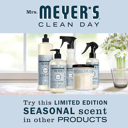 Mrs. MEYER'S Kitchen Set, Dish Soap, Hand Soap, and Multi-Surface Cleaner, 3 CT (Snowdrop)
