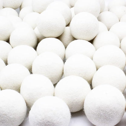 Wooland Wholesale Bulk Laundry XL Premium Wool Dryer Balls-100% New Zealand Organic Wool Natural Fabric Softener for Sensitive Skin, Babies (2000 Count)