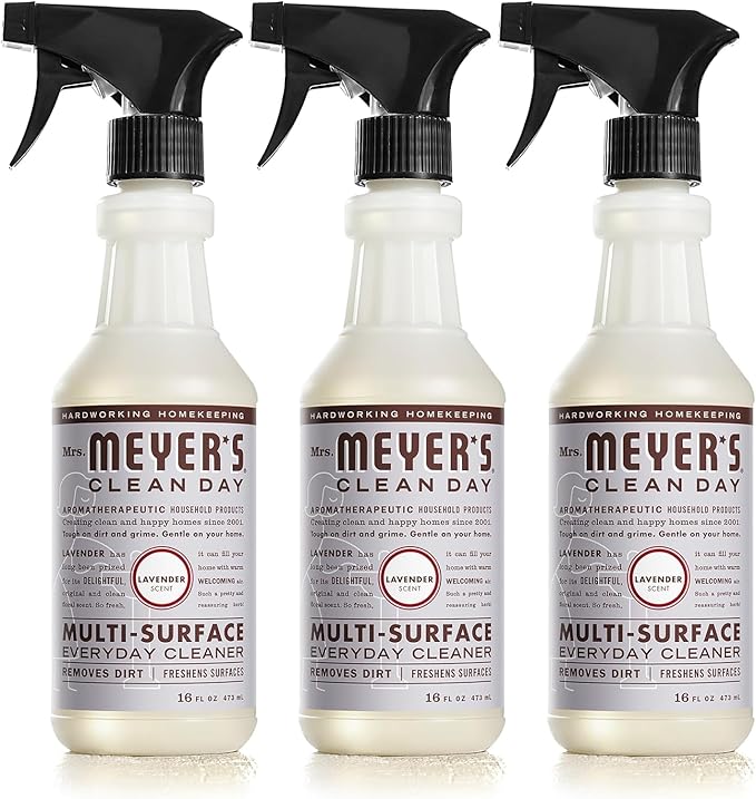 MRS. MEYER'S CLEAN DAY Lavender Scent Multi-Purpose Household Cleaner, 16 oz. (Pack of 3)