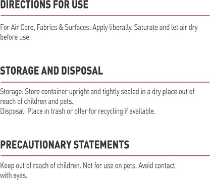 Nature's Miracle Air Care, Fabric and Surface Spray Aloe Rain Scent Pet Odor Eliminator Deodorizer, 24 fl. oz.