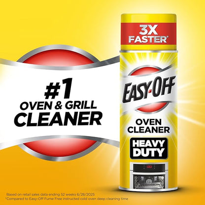 Easy-Off Heavy Duty Oven Cleaner, Regular Scent 87 oz (6 Cans x 14.5 oz)