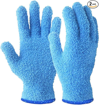 Evridwear Microfiber Plant Dusting Gloves Reusable Leaf Cleaning Glove for Houseplants,Blinds,Furniture and Small Objects