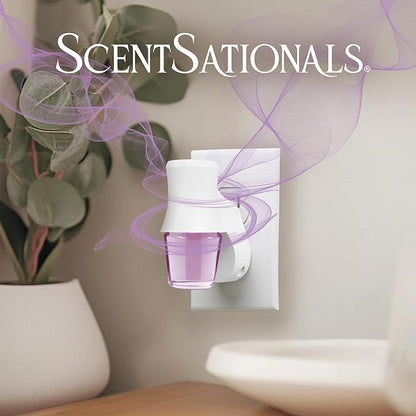 ScentSationals Lilac Blossoms Fragrance Oil Plug In Air Freshener Refills 3-Pack - Works with Scentsationals Wall Plugs, Long-Lasting Home Fragrance, 0.8 fl oz Each, Packaging May Vary