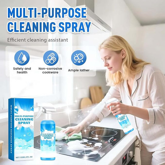 Multifunctional Powerful Spray Kitchen Foam Cleaner, 2026 New 120ml Multi-Purpose Cleaning Spray, Easy-To-Use Grease Remover For Kitchen, Fast-Acting Tile Cleaner for Home (3)