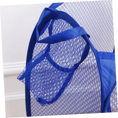 LABRIMP Laundry Basket Organizer Honeycomb Mesh Compact Foldable Laundry Hamper for Dorm