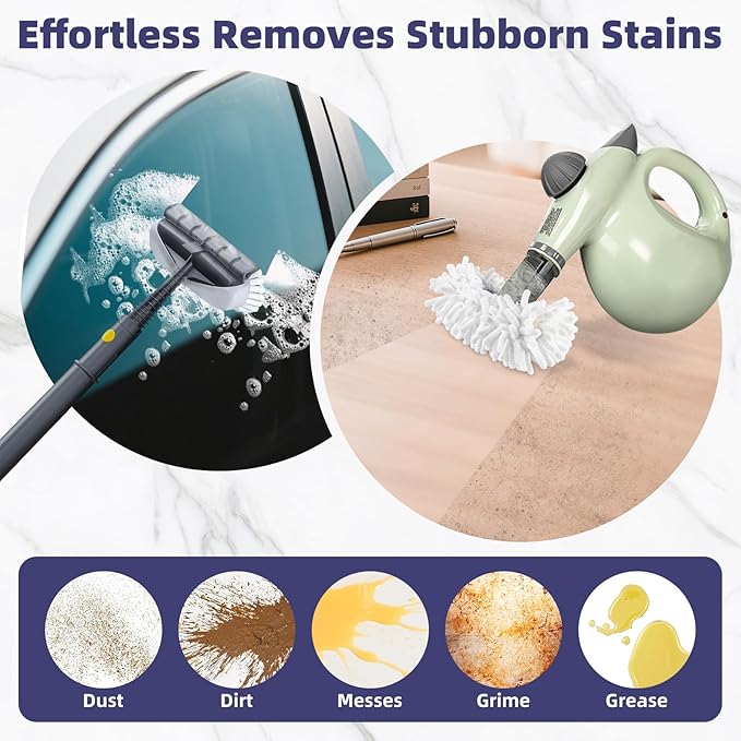 LOVECO 4 Pack Universal Steam Cleaner Accessories, Reusable Steam Shot Attachments, Steam Mop Pads, Handheld Steamer Washable Cloth - 4 Coral Cloths + Laundry Bag