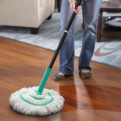 KeFanta Self Wringing Twist Mops for Floor Cleaning, Microfiber Floor mop with 57 " Long Handle, Easy Wring Mop for Hardwood Commercial Household Clean