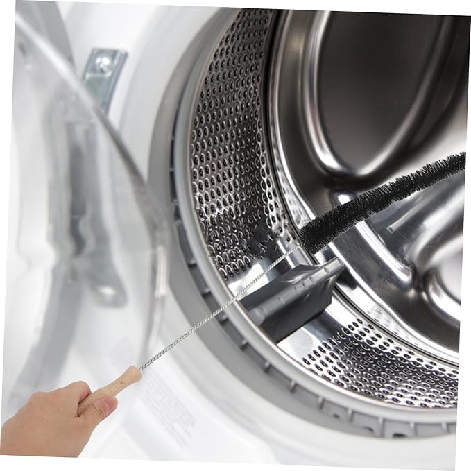 Veemoon Universal Washer Cleaning Brush Long Handle Washer Tubing Cleaner Dryer Lint Brush and Refrigerator Coil Cleaning Tool for Easy Appliance Maintenance
