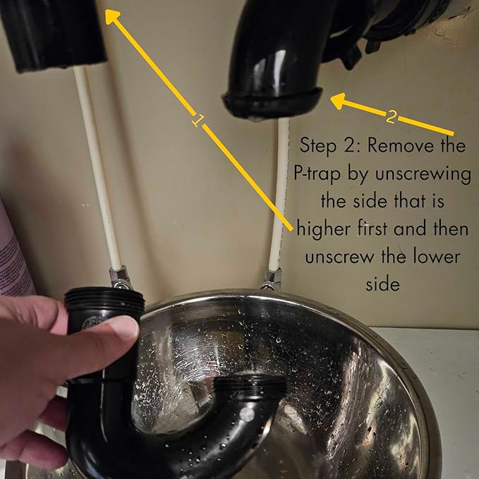 Drain Cleaining Tool for Sinks - Sink Drain Cleaner Helps Clear Clogs, Hair, Buildup, Sludge, Gunk - Better, Safer, Cleaner Unclogger than Chemicals, Liquids, Bladders, Barbed Tools, and Snakes