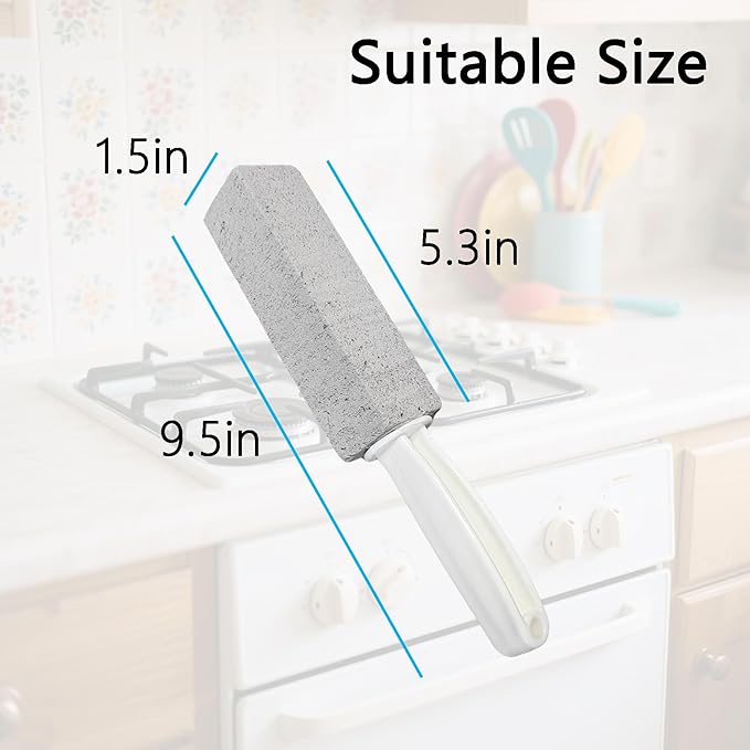 Cleaning Pumice Stone for Stove Grates，Grill Cleaner for Outdoor Grill Pumice Stone for Cleaning Oven 3Pcs