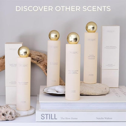 Champagne & Peony Room Spray | Benevolence LA Malibu Nights | 3.4oz | Home, Pillow & Linen Fragrance Spray | Low VOC, No Alcohol | Malibu Sands Collection