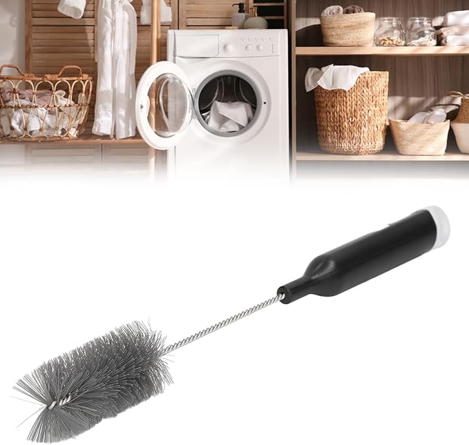 YOUTHINK Dryer Vent Cleaner Brush, Washing Machine Brush with Handle Flexible Refrigerator Coil Brush for Bottle Cup Pipes Sinks Household Kitchen