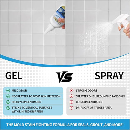 Washing Machine Cleaner, Multi Home Stain Cleaning Gel, Heavy Duty Stain Cleaner for Washing Machine, Refrigerator Strips, Bathroom Grout, Sink, Shower, Caulk, and Front Loader Seal (7 fl oz)