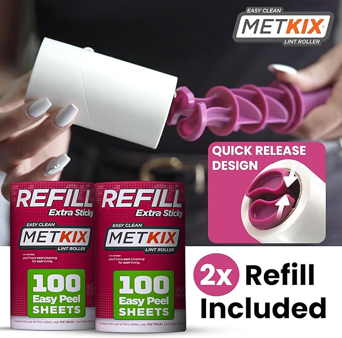 Lint Rollers for Pet Hair Extra Sticky, Special Cover Design, Pet Hair Remover, 400 Sheets