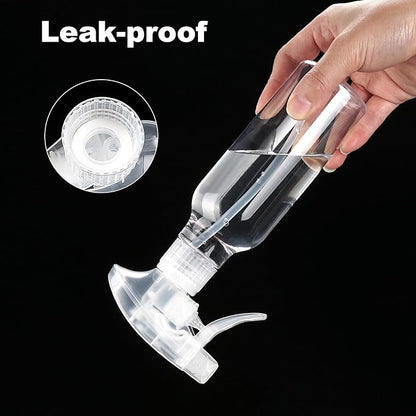 Cosywell Plastic Spray Bottles 8.8oz/260ml 3 Pack Empty Spray Bottle for Cleaning Mist/Stream Heavy Duty Water Spraying Bottle for Cooking Hair Care Essential Oils(Clear)