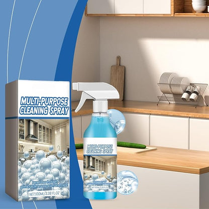2 Pcs Multi-Purpose Cleaning Spray, Upgraded Spray Oven Cleaner, Foam Toilet Cleaner Kitchen Foam Cleaner, Multi-Purpose Spray for Kitchens, Countertops, Ovens