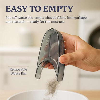 Farberware Large Lint Remover Fabric Shaver – Battery Operated Lint Shaver with Triple Blades for Clothes, Sweater Shaver to Remove Fuzz, Lint Balls, Pilling for Clothing, Couch, Furniture