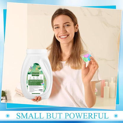 180 Count Laundry Detergent Pods Bulk Washing Machine Detergent Pods 3-in-1 Concentrated for Visible and Invisible Dirt, Fruity Aroma