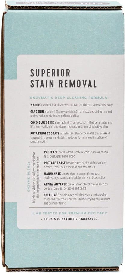 Root & Splendor Non Toxic Stain Remover Refill - Natural Stain Remover for Laundry | Eco Friendly, Plant Based, EWG Verified, Unscented, 1.5 Liter