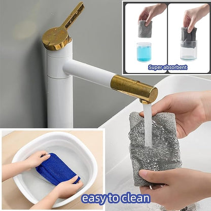 Retractable Gap Dust Cleaner Brush with Long Handle (30 to 100 inches), Cleaning Tools with 3 Microfiber Dusting Cloths, Extendable Duster for Cleaning Under Refrigerator Sofa Couch Bed Furniture