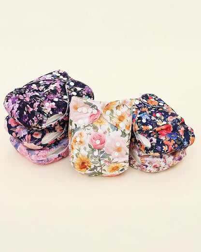 ALVABABY Baby Cloth Diapers 6 Pack with 12 Inserts Cloth Diaper Covers Adjustable Washable Reusable for Baby Girls and Boys