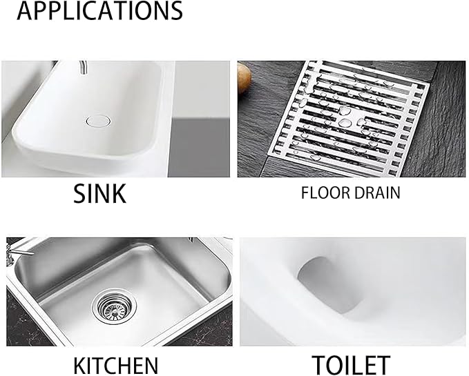 Drain Cleaner, Washbasin Cleaner, Quickly Clears Clogs For Kitchen Sink, Toliet, Handwashing Sink (3pcs)