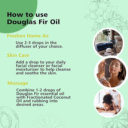 GM Gumili Douglas Fir Essential Oil, Scent Oil for Home Crafts, Household, Holiday - 30ml/1 fl oz